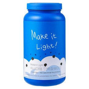 Make it Light 식사대용 단백질쉐이크 쿠키앤그레인, 1개, 750g