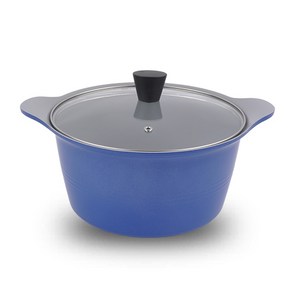 [키친아트] 국내산 프리미엄 COOKWARE 파스텔 세라믹 냄비 24cm 1개 ( 평일 오후 2시 이전 주문 건 )