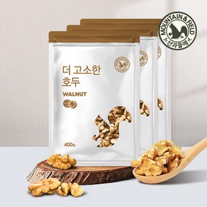 [산과들에] 24년산 햇 1/4태 호두 400g+400g+400g (총1.2kg)