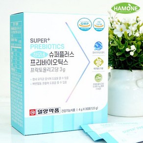 일양약품 SUPER+ 유익균 프리바이오틱스 90포(총 3개월분), 3개, 120g