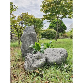 인조바위 (중/대) 가짜바위 정원 화단 조경 인테리어 소품 조경석 모형돌 바위방수