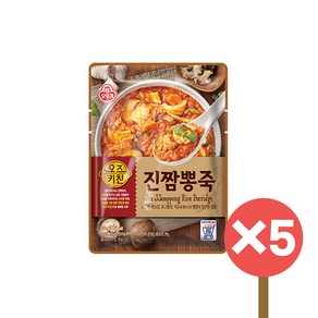오뚜기 오즈키친 진짬뽕죽, 450g, 5개