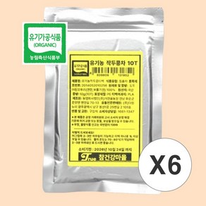 국산 100% 유기농 작두콩차 효능 삼각티백, 6개, 10개입, 10g