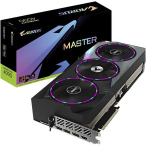 GIGABYTE GV-N4090AORUS M-24G D AORUS GeFoce RTX 4090 마스터 24G 그래픽 카드 WINDFORCE 팬 3배 24GB 384비트 GDD, Single_4090 AORUS MASTER