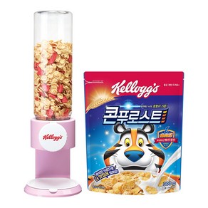 켈로그 시리얼 디스펜서(3컬러) + 콘푸로스트 300g, 1개