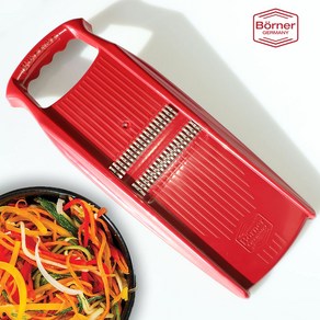 베르너 로코 그레이터 당근라페채칼 야채국수 김밥 오이 당근 채소 샐러드 슬라이스 슬라이서 채썰기 소풍 채칼, 적색, 1개