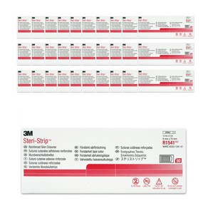 3M 스테리스트립 피부봉합테이프 R1541 (6x75mm) 50개입 흉터밴드