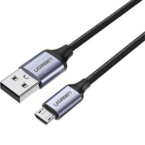 USB2.0 마이크로 5핀 케이블 2m 유그린U-60148, U-60148, 1개