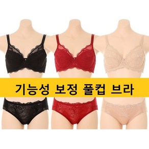 (5%할인) [비너스] 등살커버 기능성 쳐진 가슴을 잘 잡아주는 여성 풀컵 보정 브라팬티세트 A B C컵(VBRQ863 VPTQ863A)