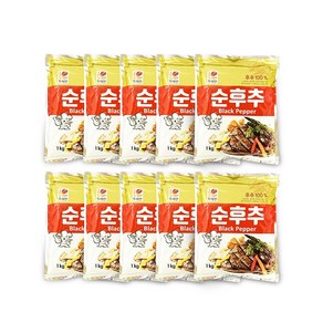 뚜레반 순후추1kg x10개입 한박스, 1kg, 10개