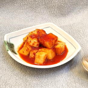 [청우김치]진짜 국내산 장모님 깍두기 김치, 1개, 1kg