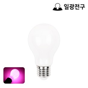 일광 LED 필라멘트 컬러 전구 8W 핑크색 디밍, LED 8W-핑크색, 1개