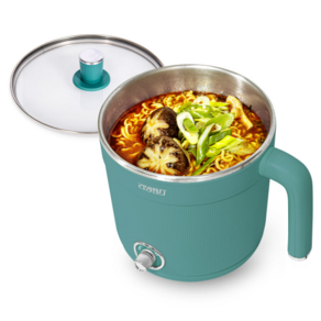 리빙센스 전기라면포트 1.5L LSP-3215GR 분리형 2중단열 멀티포트 라면쿠커, 그린