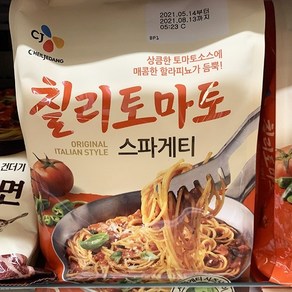 CJ 칠리토마토 스파게티 320g, 2개