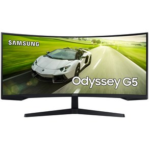 삼성전자 86.4cm QHD 오디세이 G5 게이밍 모니터, G5 C34G55T