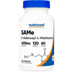 뉴트리코스트 SAM-e 400mg 120캡슐, 120정, 1개