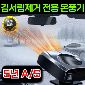 caina 김서림제거전용 차량용 온풍기 히터 자동차히터 12v 24v 차량 히터 온풍기, 12v 블랙, 1개