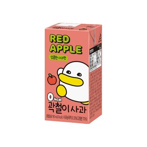 곽철이 사과제로 팩음료 190ml x 12개