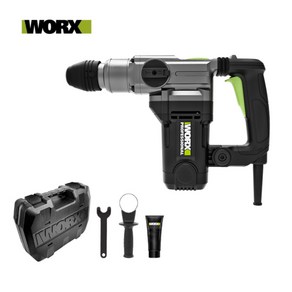 웍스 WORX 1100W 파괴함마 로타리 해머 드릴 경량 저진동 다용도 콘크리트 타일 전기 에어컨 작업 하스리 해머 WE320