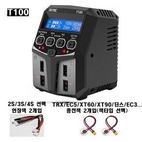 T100 100W AC 5A Dual Balance Chage 고속 충전기, 2S_미니 타미야 (두개씩), 1개