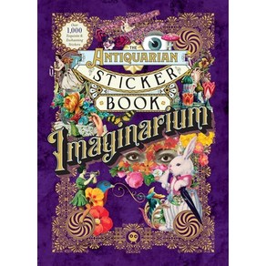 (영문도서) The Antiquarian Sticker Book: Imaginarium Hardcover