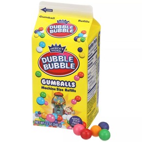 MLB 메이저리거 풍선껌 Dubble Bubble Gumballs Machine Size Refills 12 oz