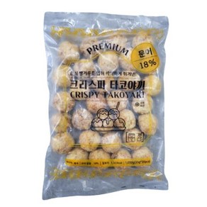 [35g] 크리스피 타코야끼 1.05kg(35gx30ea) x 10팩 / 문어함량 18%, 1.05kg, 10개