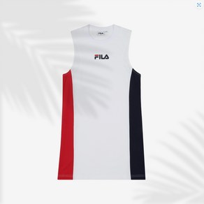 FILA 여성 컬러블럭 슬리브리스 원피스 FS2OPB2155F_OWH