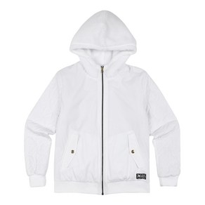 [JDX] 여성 지도리 퀼팅 후드 집업(X4WJT7129WH), 화이트(WH), 1개