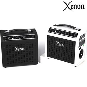 제논 SX-15G 일렉기타 앰프 15W 입문용 연습용 엠프 가정용 휴대용, 블랙, 1개