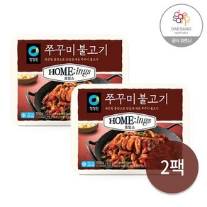 [청정원] 호밍스 쭈꾸미불고기 550g x 2, [0001]기본상품, 2개