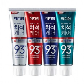 화이트 오리지날 치석잇몸 치석케어치약 3개세트 메디안 구취, 블루 치석케어 오리지날치약3개, 3개