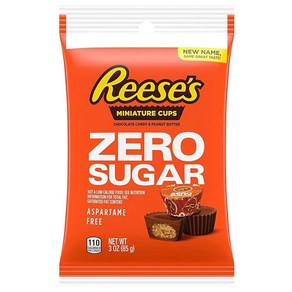 Heshey's Suga Fee Reese's 땅콩 버터 컵 미니어처 오리지널, 1개, 85g