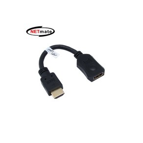 강원전자 NETmate NMC-HF015B HDMI 1.4 연장 케이블 0.15m (FullHD 3D), 1개