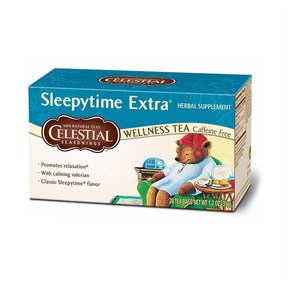 Celestial Seasonings 셀레셜시즈닝스 셀레스쳐 슬리피타임 엑스트라 허벌 티 20 백 4세트, 1개