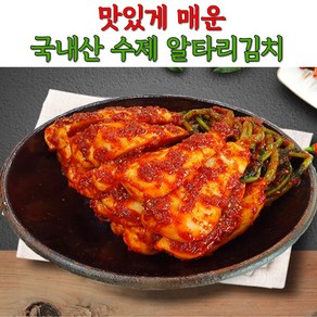 국내산 수제 맛있게 매운 불 실비 알타리김치 1kg 3kg 5kg