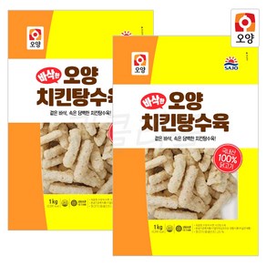 팔도맛쟁이 사조오양 바삭한 치킨 탕수육, 1kg, 2개