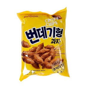 추억의맛 레트로 번데기형 과자, 2개, 120g