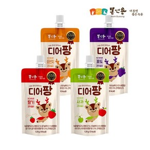 디어팡 녹용곤약젤리 4종오렌지/포도/딸기/사과 120ml x 10개입 DEERPANG, 10개, 오렌지