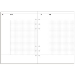 데이스테이션 A5 6공 바인더 코넬 필기 노트