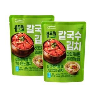 풀무원 칼국수 김치 (400g), 400g, 2개