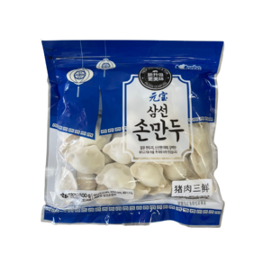 [루의중국식품]중국물만두 원보 삼선손만두 600g, 1개