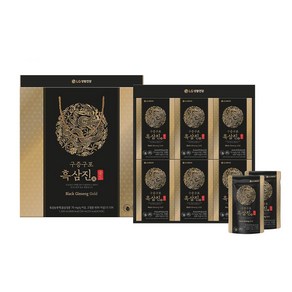 LG생활건강 선물세트 리튠 구증구포 흑삼진 골드 50ML*24포, 1세트, 24회분