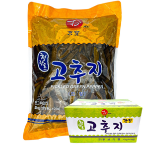 동보 간장 고추절임 업소용 장아찌 고추지4kg, 1개, 4kg