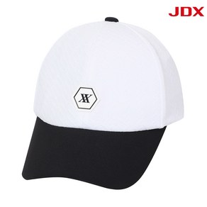 JDX X2CPU1903 자가드 남성 골프모자, ONE SIZE, 화이트