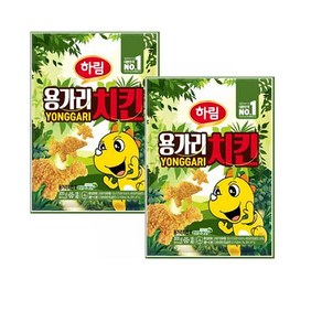 하림 용가리치킨1kg + 용가리치킨1kg, 1세트, 2kg