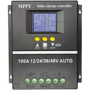 MPPT 태양광 컨트롤러 패널 배터리 제어 태양열, MPPT 12V 24V 36V 48V 80A, 1개, MPPT 12V-48V 80A