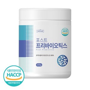 프리바이오틱스 분말 가루 유산균 먹이 신바이오틱스 HACCP 포스트프리바이오틱스, 1개, 200g