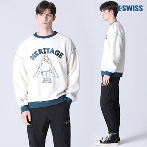 케이스위스 [케이스위스(K-SWISS)] 헤리티지 양털 맨투맨