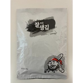 잘생김 무조미 구운 곱창김 60매 20g X 10봉, 무조미 구운 곱창김 (60매), 1개